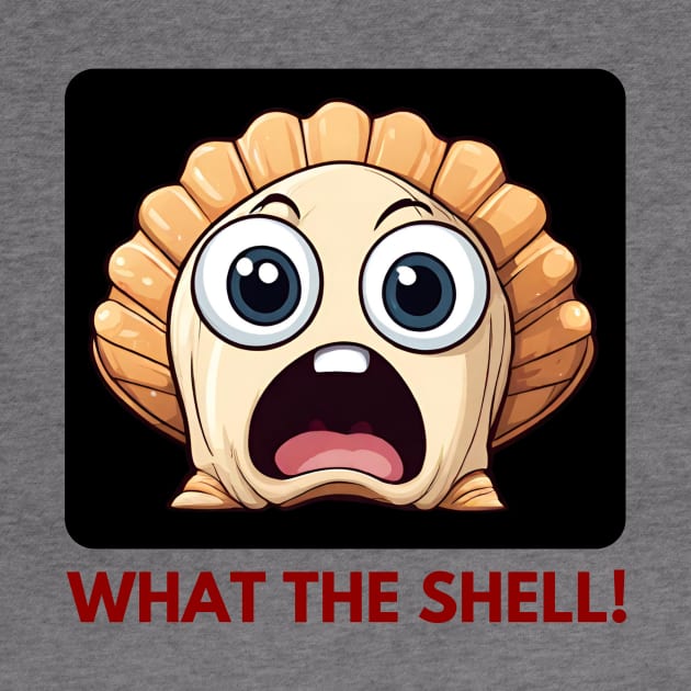 What The Shell | Seashell Pun by Allthingspunny